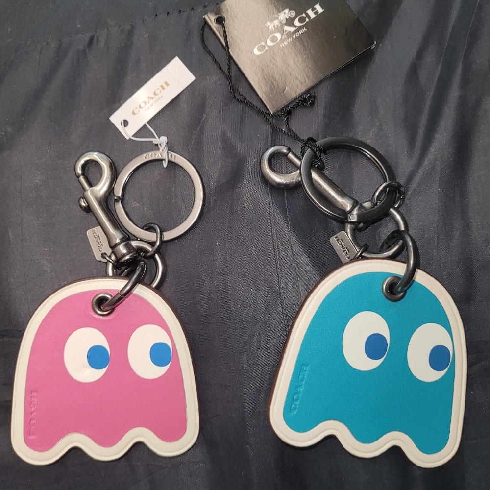 Coach PacMan keychain/Purse charm